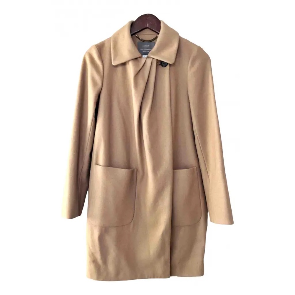 Vintage J.Crew Camel wool coat, size 4.